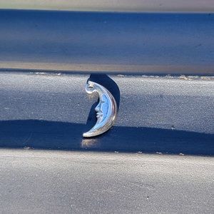 James Avery silver man in the moon retired charm